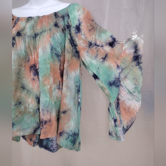 Entro blouse 3/4 flared sleeves - Picture 2 of 5